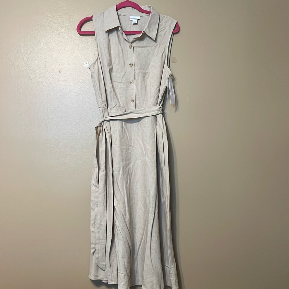 Liz Claiborne linen summer dress new
